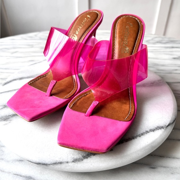 L’intervalle hot pink / neon mules - Picture 1 of 10